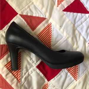 Clarks Classic Black Heels